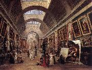 ROBERT, Hubert Design for the Grande Galerie in the Louvre QAF oil painting
